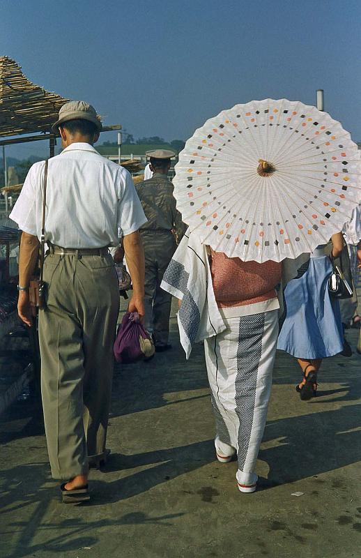 1953 Japan 141 On the Bridge to Island.jpg